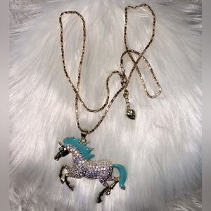 Betsey Johnson Unicorn Necklace